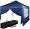 INSTENT Pavillon 3 x 3 m Basic wasserdicht UV Schutz 50+, 2 Seitenteile, Farbwahl, Royal-Blau