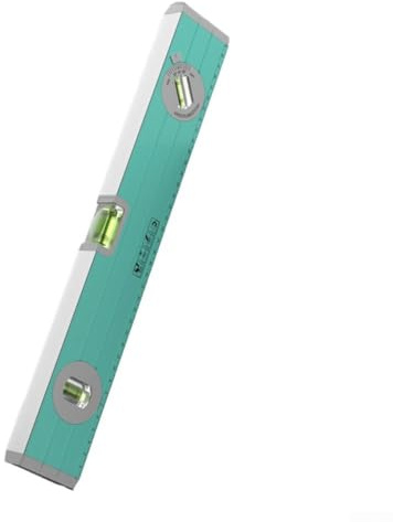 Transportador de regla de ángulo de aleación de aluminio resistente con base magnética y tres niveles de vial para detección horizontal, vertical y de ángulo de 45 grados, diseñado para precisión (400