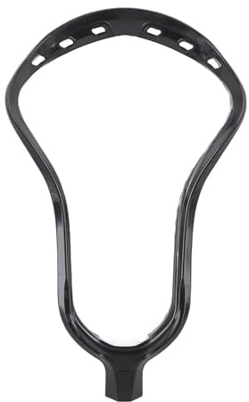 Têtes de Crosse de Lacrosse Non cordées, têtes de Crosse de Lacrosse en Nylon de qualité supérieure, têtes de Crosse de Rechange pour l'entraînement aux Sports de compétition (Noire)