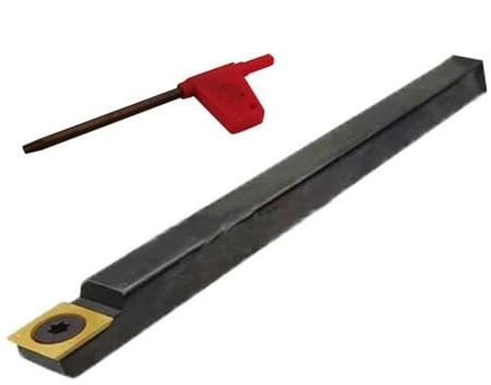 Herramienta de torneado de madera de carburo, cortador de torno de vástago cuadrado con alta dureza para tablero de partículas de madera general, madera contrachapada MDF HDF