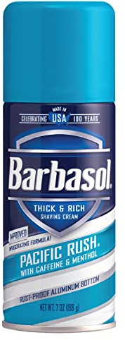 Barbasol Shave Cream 7 Ounce (Pacific Rush, Pack of 1)
