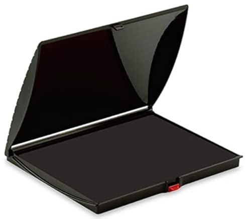 Veltec Premium Quality Felt Rubber Stamp Ink Pad, Large 5 x 7, Durable Lightweight (Black)