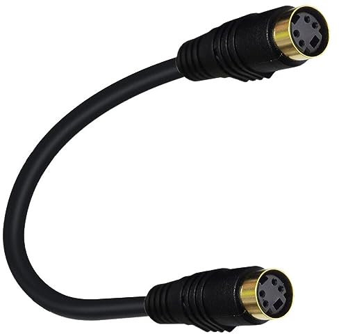 S-Video SVideo (SVHS) - Cable chapado en oro (4 pines)