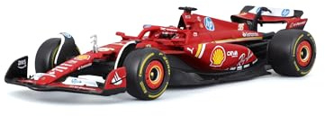 Bburago 1:43 Scale Die-Cast Ferrari SF-24 with Helmet (2024), Leclerc #16