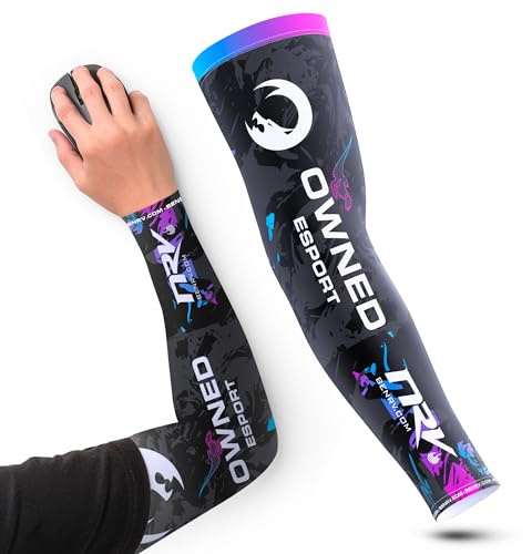 NRV x Owned Esport – Manchette de Compression Gaming – Édition Équipe Pro – Antidérapante, Respirante, Sans Flockage – Pour Gamers Compétitifs & eSport