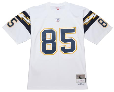 Mitchell & Ness NFL - Maglia da calcio Legacy San Diego Chargers - Antonio Gates 2006, Antonio Gates, bianco, XL