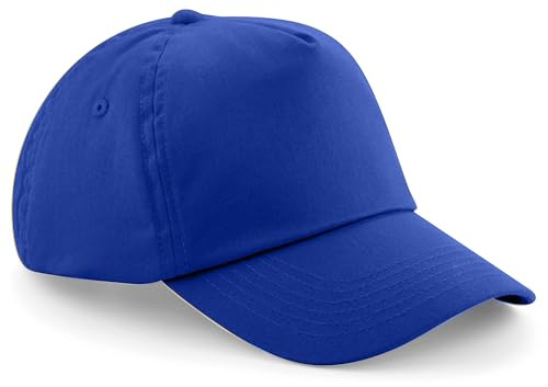 HiFEN® Unisex Kids 5 Panel Pre-Curved Plain Adjustable Baseball Cap Outdoor Summer Sun Hat Royal Blue