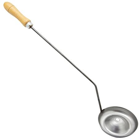 sans marque 05100065 Moule à beurre manche en bois, acier inoxydable