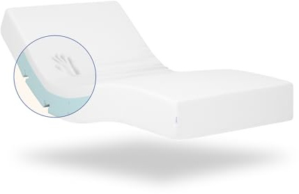 Geriafy - Materasso in memory foam 80x190 | 20 cm di spessore | Tessuto fresco e morbido | Adatto per letti elettrici e normali