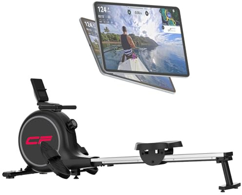 Máquina de Remo para casa, Aparato Fitness Ideal tonificación. Ejercita Cuerpo Completo. Apto para Gimnasio en Casa.