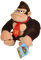 Super Mario Donkey Kong, 27cm Plüschfigur, ab den ersten Lebensmonaten geeignet