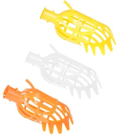 Milisten 3pièces Outil De Cueillette De Fruits Cueilleur pour Pêches Poiriers Et Pruniers Pratique Et Durable avec Têtes De Cueillette De Différentes pour Jardiniers Et Ouvriers De