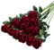 Künstliche Rosen 12 Stücke Kunstblumen Seidenblumen Rosen 51*7cm Künstliche Blumen Rosen Künstliche Blumen Realistische Einzelstielblumen für Hochzeitsfeier,Valentinstag,Zuhause Dekoration(weinrot)