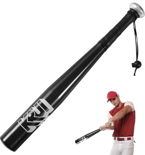 KRUI Aluminum Baseball Bat, 18 Inch Self Defense Bat, Lightweight Bat for Tire Checker, Fish, Keeps in Home, Car, Backpack for Self Defense