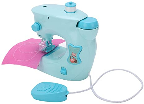 Generic Kids Mini Sewing Machine Toy Kit Portable Children's Electric Sewing Machine, ABS Durable Material for 3 Years Old and Above, Exercise Brain Skills, Lightweight, Easy to Carry