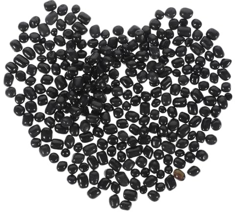 HEMOTON Decoración de Arena de Vidrio para Peceras Grava para Acuarios Piedras de Vidrio Pulidas para Jarrones Rocas Decorativas para Terrarios de Plantas Guijarros de Cristal
