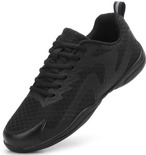 PQWXVYU Cheerleading Shoes for Girls Cheerleader Black 1 Big Kid