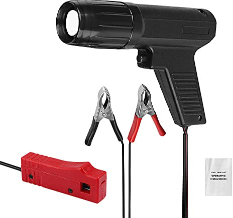 VOBOR Zündlichtpistole 12V, Stroboskoplampe Zündzeitpunktpistole Kfz Stroboskop Blitzer mit Licht, Zündzeitpunkt Licht für Auto, Dampfschiff, Motorrad