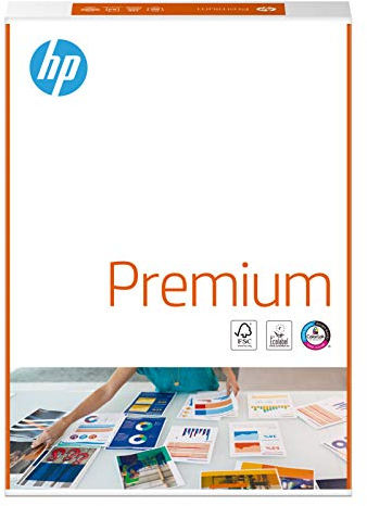 HP Kopierpapier Premium CHP 850: 80 g, A4, 500 Blatt, extraglatt, weiß - Intensive Farben, scharfes Schriftbild