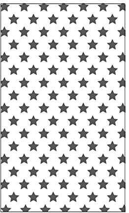 Vaessen Creative 100604-107 Mini Prägeschablone Embossing Folder 7, 6 x 12, 7 cm, Sterne, Muster zum Prägen, Stanzen und gestalten von DIY Scrapbook, Fotoalbum, Briefumschläge und Karten