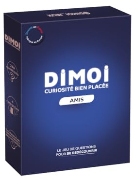 Dimoi Amis - Jeu de Cartes - 240 Questions audacieuses pour se redécouvrir Entre Amis et approfondir Ses Relations - Idée Noël