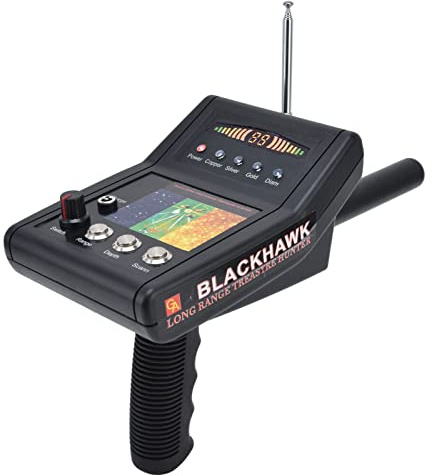 FASJ Detector de Metales Profesional de Alta precisión para Adultos con Pantalla LCD, detectores de Metales subterráneos de 1000 m de Alcance para Oro, Plata, Cobre y Piedras Preciosas(EU)