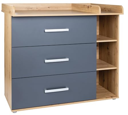 Arthur Berndt Wickelkommode Alessio Artisan Oak/Anthrazit