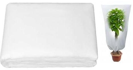 Tessuto Non Tessuto Invernale per Piante,Giardino Protettivo Tela Bianca 2 x 5 m/35 g/m²