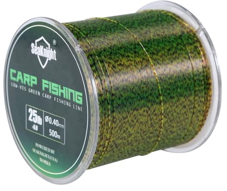 Seaknight Karp fiskelina 500 m superstark nylon monofilament fiskelina sötvatten saltvatten havsfisketråd 10 kg