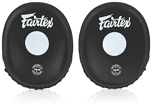 Fairtex FMV15 Cuved Muay Thai Boxing Focus Punch Mitts (Pair) - Black