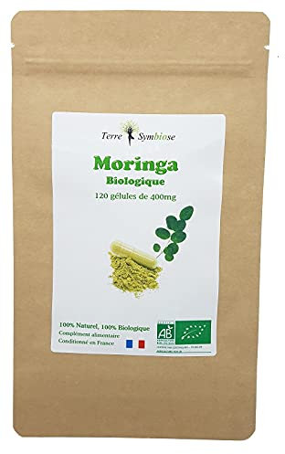 Moringa Biologique - 120 gélules de 400mg - Energie