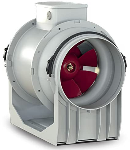 Vortice 17144 TIPO LINEO 100 Centrifugal Mixed-Flow Inline Extractor Fan 100mm (Standard Model)