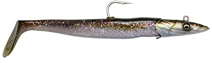 Savage Gear Sandeel V2 Big Game Fishing Hook (Green Silver-27.5cm-275g)