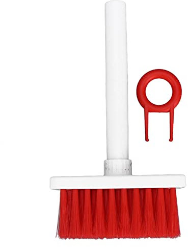 Bolígrafo de limpieza de auriculares inalámbricos Kit de limpieza de auriculares 5 en 1 Limpieza de auriculares portátiles Kit de limpieza de teclado multifuncional Kit de limpieza compacto(Rojo)