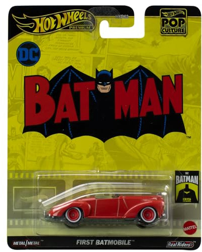 Hot Wheels - Premium Pop Culture 1ST Batmobile DC Batman HVJ40