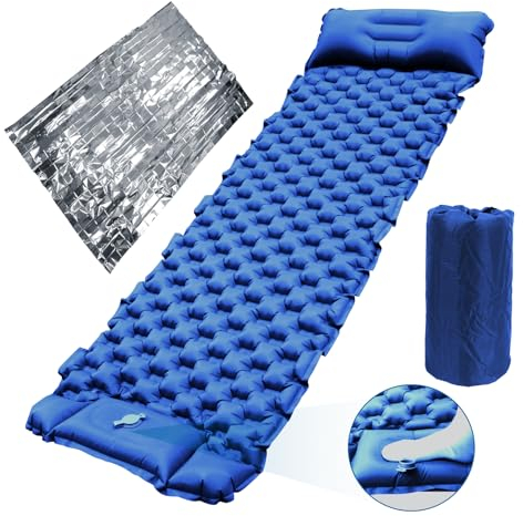 Jirmerp Colchoneta autoinflable para Camping, autoinflable