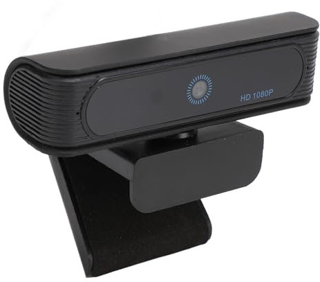 XUMIUZIY 1080P HD Webcam with Hello, Facial Recognition for USB PC Webcam with 120° Wide Angle Lens, Fixed Focus, Easy Login for Computer Laptop