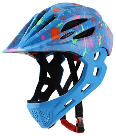 Kids Bike Helmet Child Bicycle Helmet for Skateboarding Rock Climbing Biking Blue