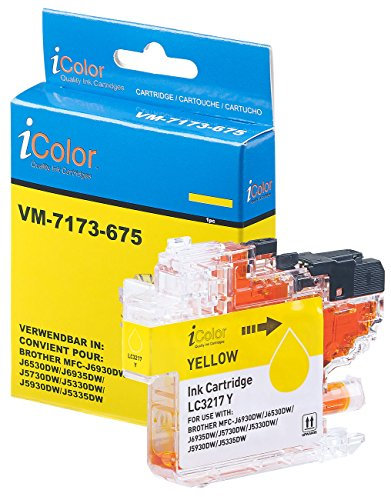 iColor Brother Mfc J5330dw: Tintenpatrone für Brother (ersetzt LC-3217Y), gelb (Patronen für Tintenstrahldrucker, Original)