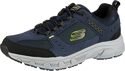 Skechers Mens Oak Canyon Sneaker, Navy Black, 6.5 UK