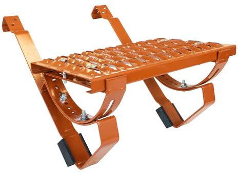 DAPRONA takbryggeset för vågiga takpannor 60cm, tegelröd, för sotare, inkl. monteringsmaterial