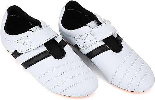 SUNGOOYUE Chaussures de Taekwondo, Baskets d'arts Martiaux Respirantes, Chaussures Légères de Boxe Sportive Kung Fu Taichi pour Adultes et Enfants (39)