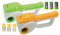 Avilia Grattugia Elettrica Cordless Multifunzione - 3 Rulli in Acciaio Frutta e Pane, Grane Diverse per Formaggi Duri e Morbidi, Corpo in Plastica, 12W, Giallo e Verde