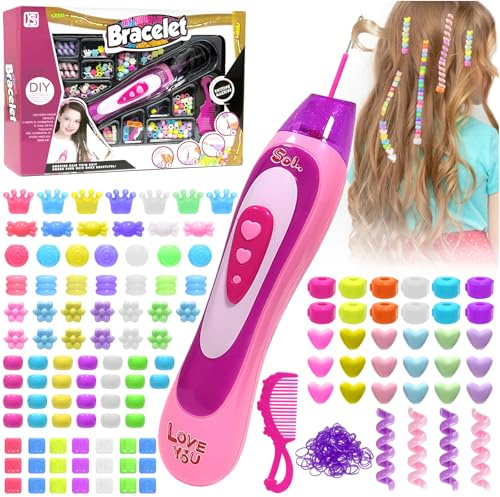 Audasi Accessori Hair Accessories Girls Toys Capelli Bambina Kit Intrecciatore Automatico per Capelli DIY Strumenti per Lo Styling con Rullo per Capelli Parrucchiera Kit Regali Compleanno per Ragazza