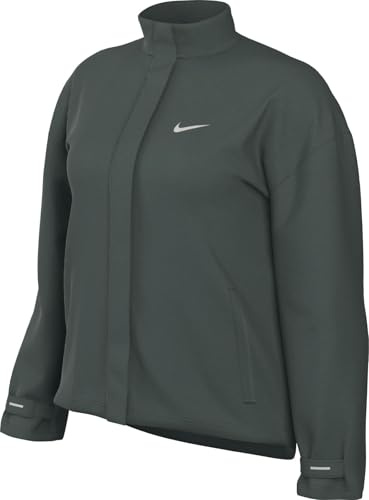 Nike Giacca da corsa Fast Repel, da donna, Vintage Green/Black/Reflective Silv, FB7451-338, XS