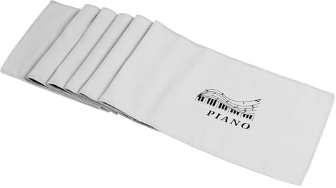 Panno Copritastiera per Pianoforte,Copertura per Tastiera di Pianoforte a 88 Tasti in Flanella, Polvere Copertura del Panno Polvere di Copertura Piano di Copertura per Pianoforte Digitale Elettrico