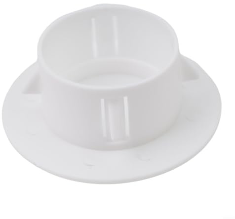 OD Hole, Ceiling Cover Plate Round Electrical Cover Blank Circle Wall Plate, Decorative Wall Hole Cover Protective Vents Decor Cap for Air Conditioning Holes and Openings with Louvers(50mm)