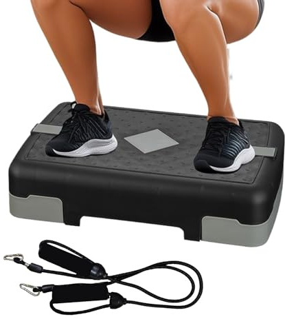 Stepper Per Esercizi - Stepper Multifunzione Antiscivolo per Aerobica | Piattaforme Versatili Per Casa Palestra Fitness Uomo Donna Indoors
