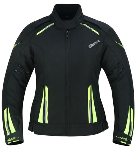 Bstarmoto Chaqueta Motociclista Mujer Chaqueta Con Protectores Impermeable Armadura Chaquetas a Prueba Viento Equipo Cuerpo Completo Blindado Verano Invierno M