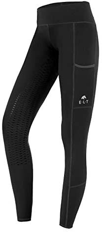 ELT Reitleggings Ella, schwarz, Gr. 176